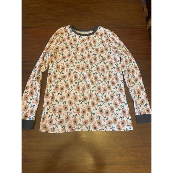 Burt's Bees Baby Women Tops M Reindeer - Picture 2 of 4